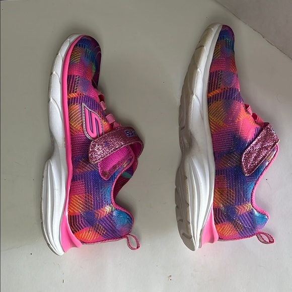 Skechers Pink Sneakers Vibrant Design Comfort - Picture 8 of 11